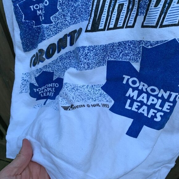 Vintage 1993 Toronto Maple Leafs Crewneck Sweater - Picture 6 of 7